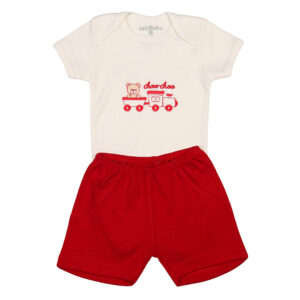 Conjunto curto Bordado Body+Shorts Choo
