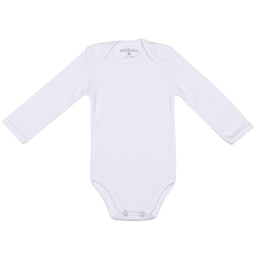 Kit Body Longo Três Peças Liso Básico Suedine - Imagem 3
