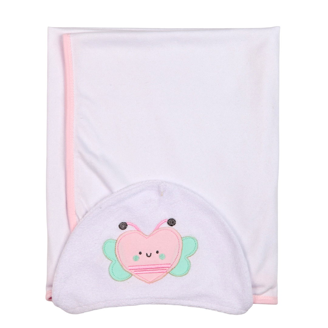 Toalha De Banho C/Capuz Externo Bordado - Imagem 3