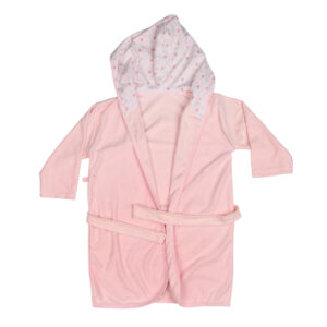 Roupão De Banho Infantil C/Capuz Forrado 100% Algodão