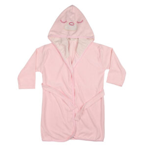 Roupão Infantil C/Capuz Bordado Forro Malha 100% Algodão