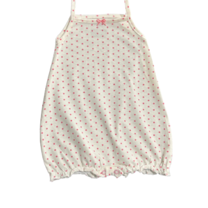 Pijama Romper Baby Malha Bolinha 100% Algodão