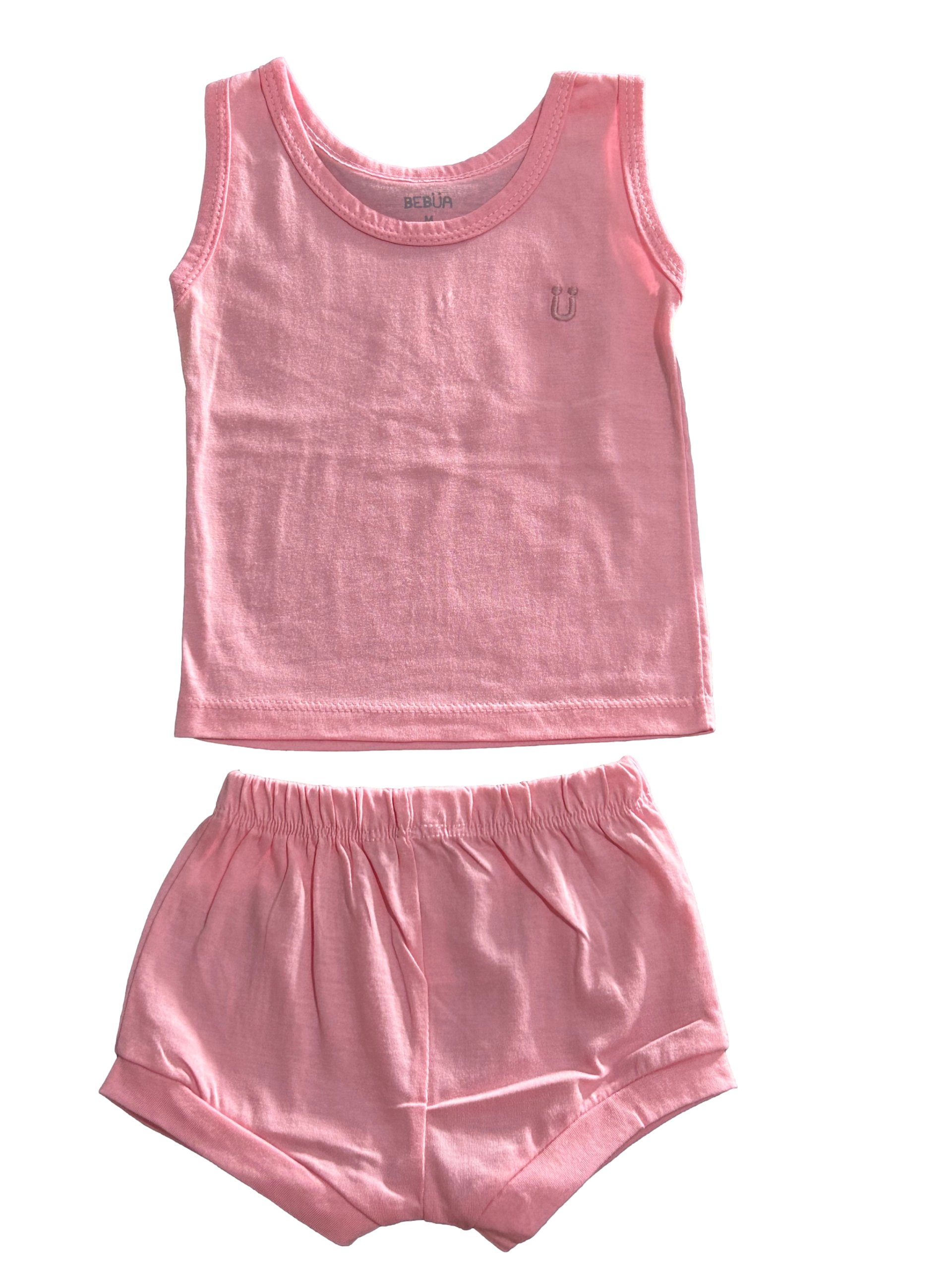 Pijama Regata+Shorts Malha 100% Algodão