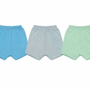 Kit Três Shorts Liso Básico Suedine