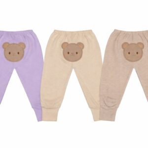 Kit Três Calças Reversível Bordado Bumbum