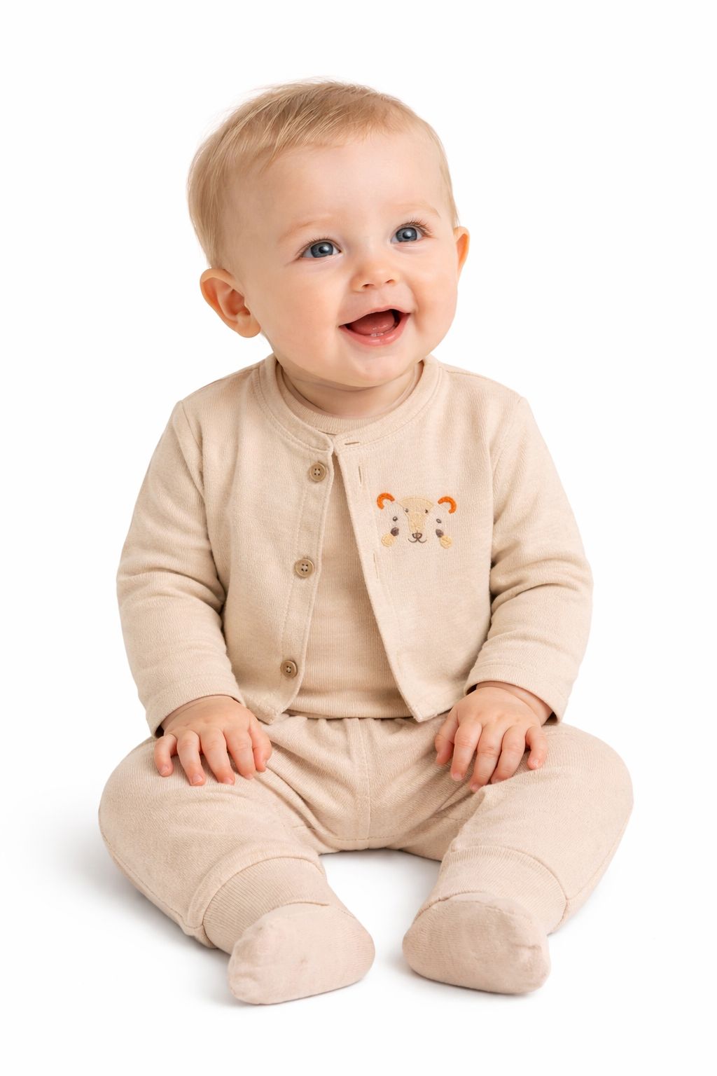 Conjunto Pagão Estilinho 3 Peças em Suedine com Casaco Bordado Tigre - Imagem 2